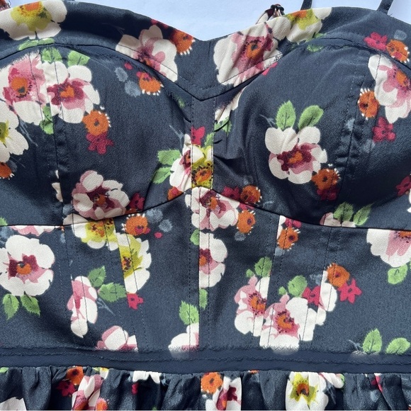American Eagle AEO Dress Sweetheart  Floral Cottagecore Rodeo Pockets Boho Sz 6 - Picture 16 of 16